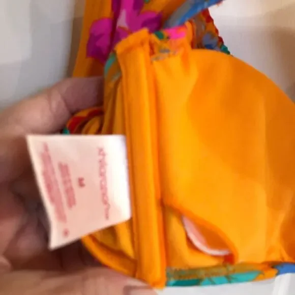XHILARATION - NWT Juniors Sz M Set of 2 Bikini Tops in Fun Bright Colors 👙 - Picture 10 of 16